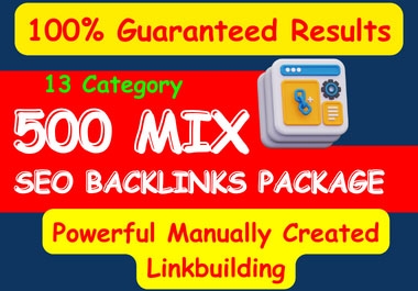 GET YOUR RESULT-Google Friendly 500 Seo Backlinks Package Guaranteed Results Or Money Back