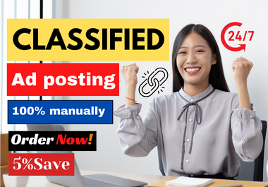 I will post classified ads 50 top classified ad posting sites