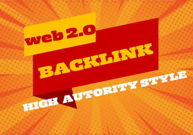I will create 80 dofollow high DA PA web 2.0 backlinks
