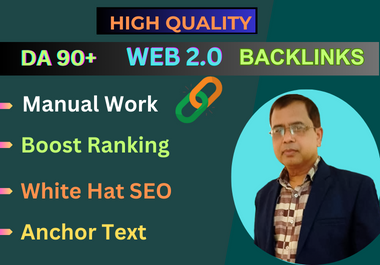 I will do 20 high quality web 2.0 backlinks