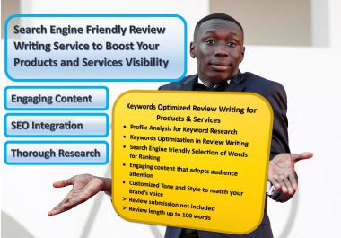Expert Review Writing to Boost Product or Service Engagement and Visibility