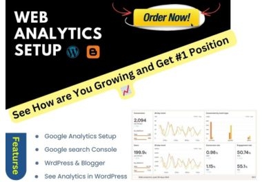 I will Setup Web Analytics to your WordPress and Blogger Web Analytics Tracking