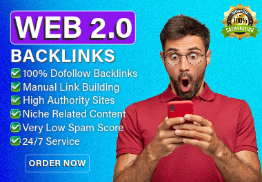 I will Create 20 Manual Do follow Web 2.0 backlinks