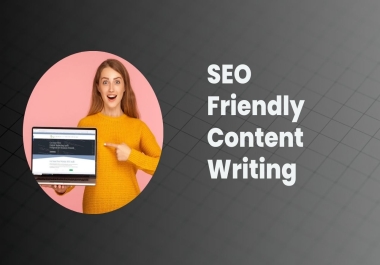 I will write an engaging SEO blog Content writing