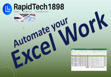 I will automate your excel work