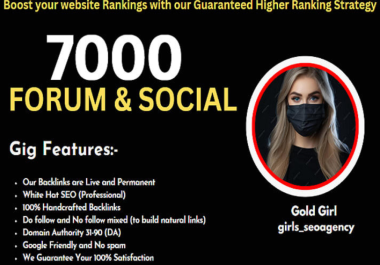 I will do 50,000 forum profile SEO backlinks