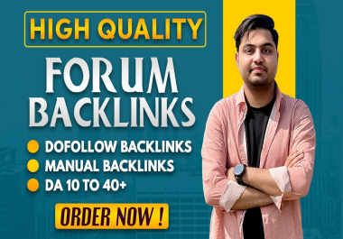 I will do 5000 high da90 forum posting high quality dofollow seo backlinks
