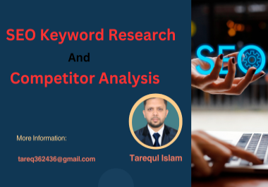I will research the best SEO keywords and competitor analysis for your website