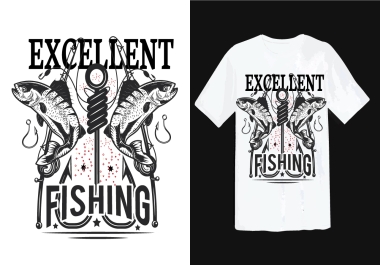 professional,  Typography,  Christmas,  Summer,  and fishing t-shirt design