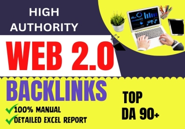 I will manually build 100+ web 2.0 backlinks