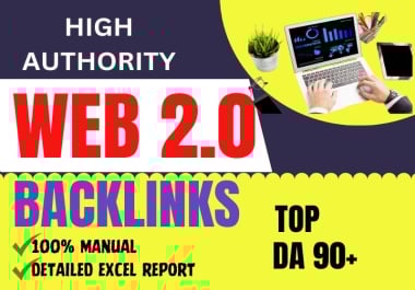 I will manually build 100+ web 2.0 backlinks