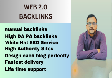 I Will do 30 High-Quality web 2.0 backlinks