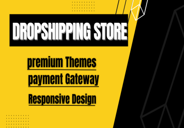 create responsive shopify dropshipping store