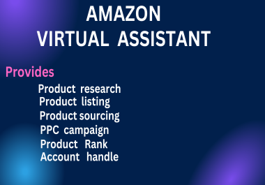 I will be your expert amazon fba virtual assistant and amazon fba va