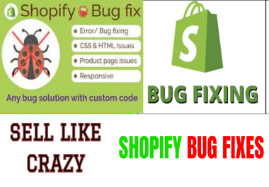I will fix shopify customize shopify store,  shopify expert