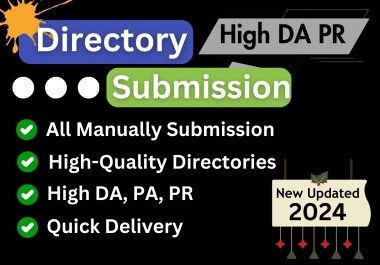 Manually 300 HQ Directory backlinks local citations with High DA PA PA site