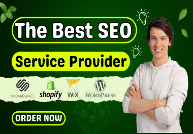 I will do wix squarespace wordpress shopify ecommerce SEO with Proven Strategies