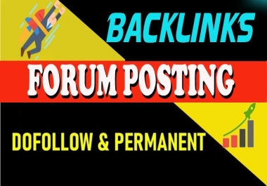 I Will Generate 50 Forum Posting Backlinks From High DA Websites