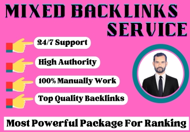 450 Mixed Do follow Backlinks Services Web 2.0,  Forum Posting,  Directory, Article submission.