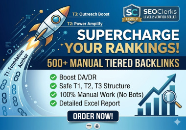 Professional Manual Multi-Tier Link Building Service for Organic Rankings
