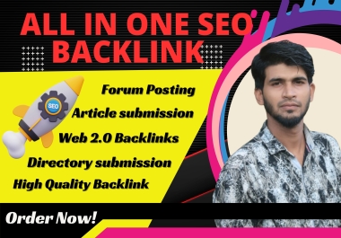 All in One 200+ High Quality mix Backlink, Web 2.0, Directory, Forum,all Backlinks