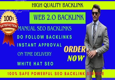 Create 50+ Permanent WEB 2.0 Contextual Backlinks Manual Work