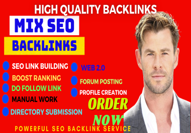 Manual 210+ MIX High-Quality Directory Submissions,  Forum posting,  Profile backlinks,  and web 2.0