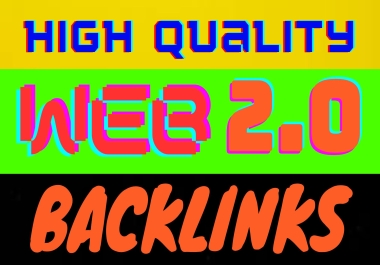 Instant Approve manually 100 WEB 2.0 Backlinks High Authority And High DA PA Websites