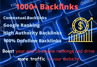 Create 1000 SEO do follow backlinks for google ranking