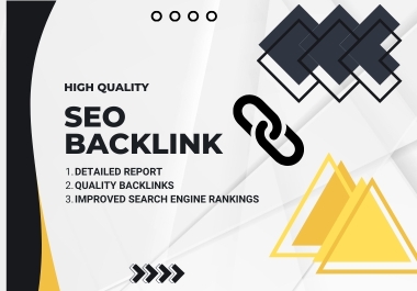 You will Get 500+ Premium High Quality SEO Backlinks
