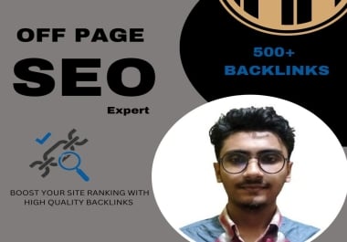 i will do SEO service with 500+manual do follow backlinks