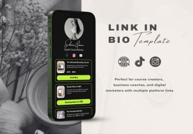 Design and customize Your Biolinks or Landing Page