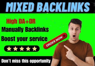 250 Professional Mixed Backlink Services