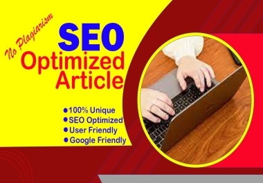 i will write SEO optimized and engaging article for your website