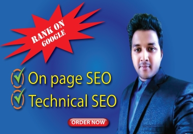 i will provide on page & technical Seo combo pack