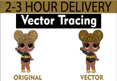 I will convert logo to vector, vectorize image, vector tracing manually