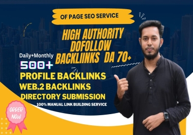 I will boost your website google search ranking using backlinks