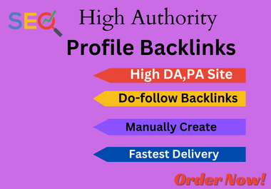 I will provide you high authority seo backlinks.