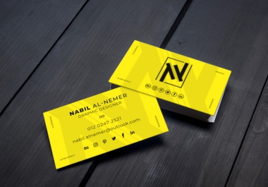 I will do luxury minimalist business card design in 24 hours with logo free mockup