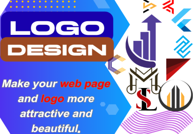 I will design perfect logo and attractive design for your web page.