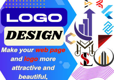 I will design perfect logo and attractive design for your web page.