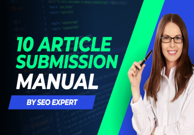 i will make 10 high da dr article submission contextual seo backlinks