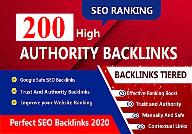 I will build 200 high DA DR profile backlinks manually for google ranking