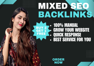 I will create 250 mixed high DA PA link building backlinks for SEO