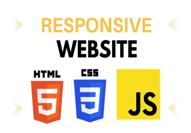 Build design responsive website HTML CSS js PHP sql bootstrap