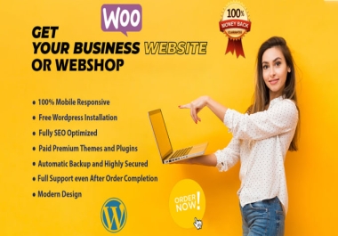 I will design clean and responsive wordpress website