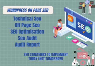 I will complete onpage seo technical optimization service of wordpress website