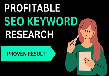 I will do low competition high search volume long tail SEO keyword research