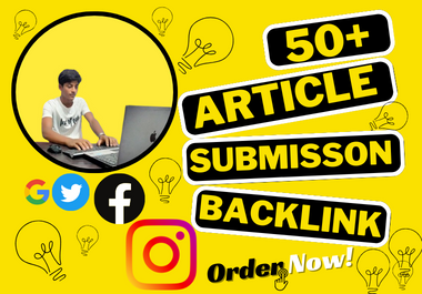 I will create 99+ article submission with top-quality strategic planning and powerful seo backlinks