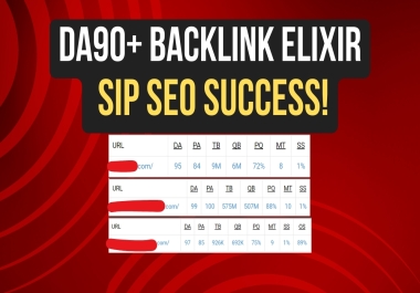da 90+ backlink elixir sip SEO success
